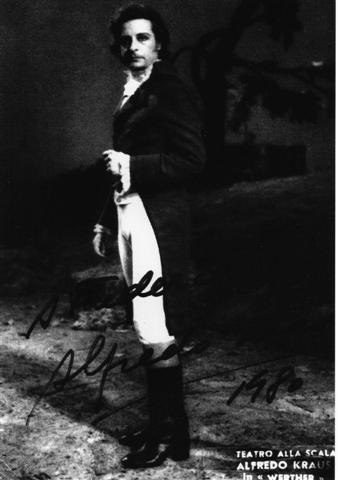 Alfredo Kraus como Werther